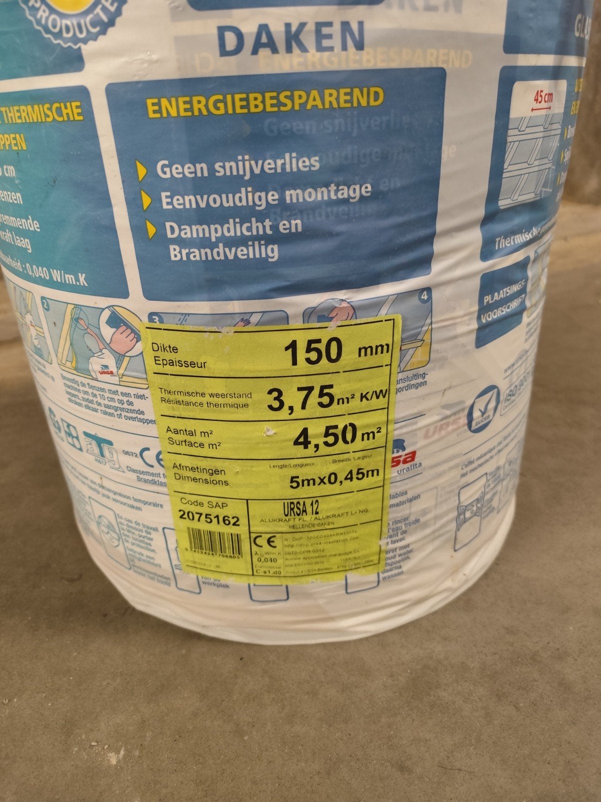 dakisolatie, Ophalen