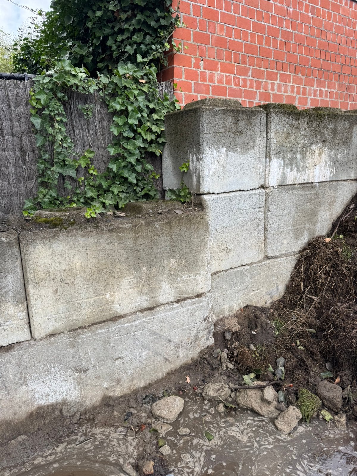 Beton legoblokken, Ophalen, Beton