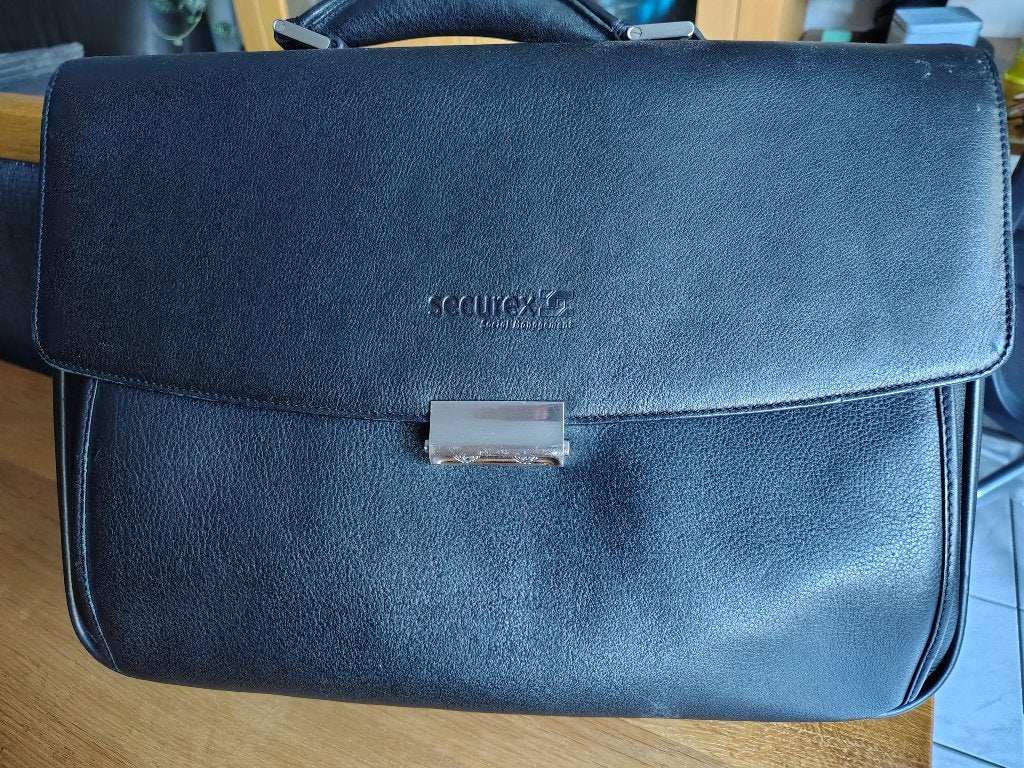 Lederen laptop tas NIEUW, 40 tot 60 cm, Zwart, Nieuw, Minder dan 35 cm