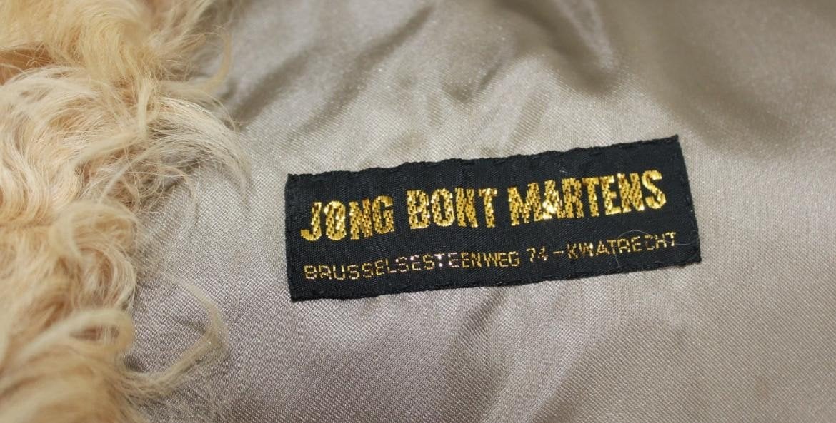 Vintage Mongoolse lamsbontjas uit 1970,, Kleding | Dames, Ophalen, Maat 42/44 (L)