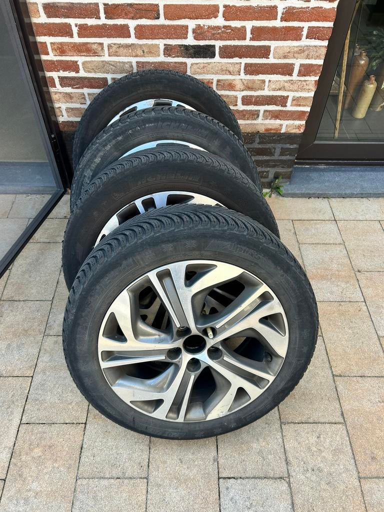 Winterbanden op velg Michelin Alpin 5, Auto-onderdelen, Banden en Velgen, Ophalen, Winterbanden