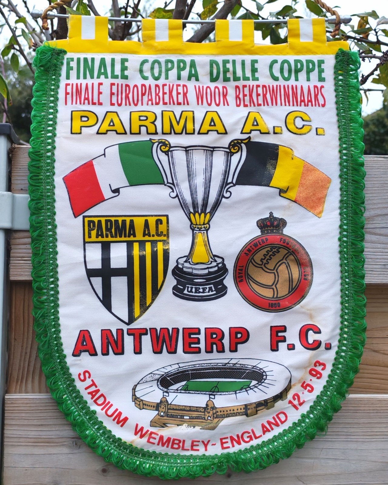 1993 finale Antwerp Parma Wembley finale, Ophalen of Verzenden