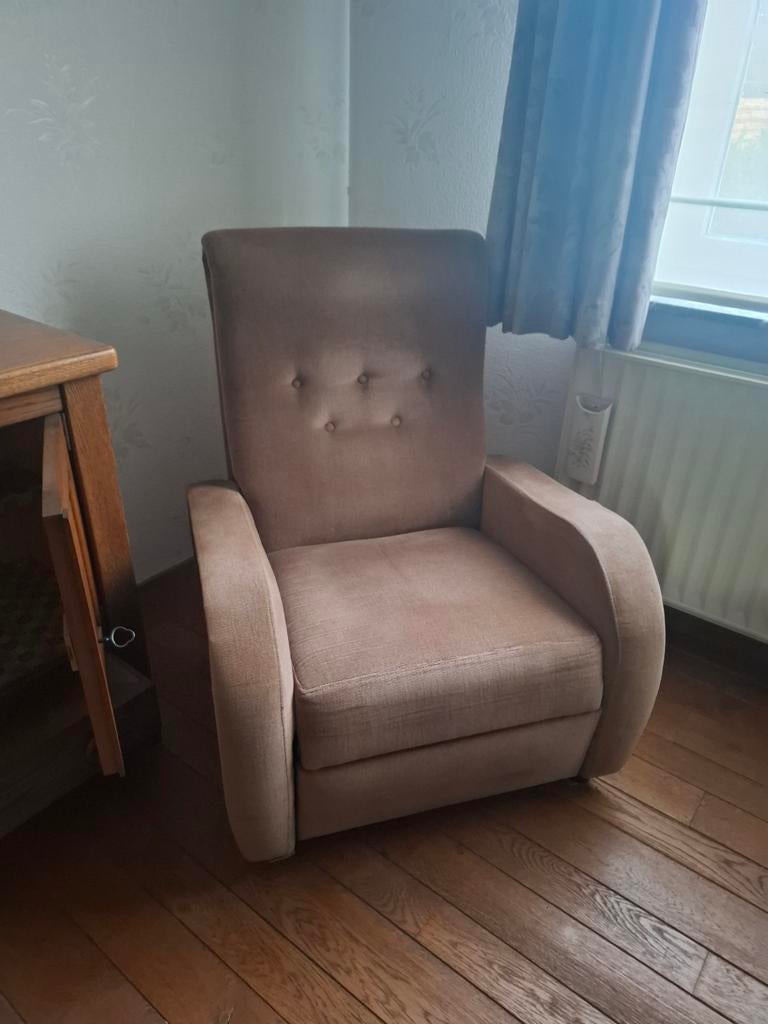 Uitklapbare zetel, Ophalen, Stof