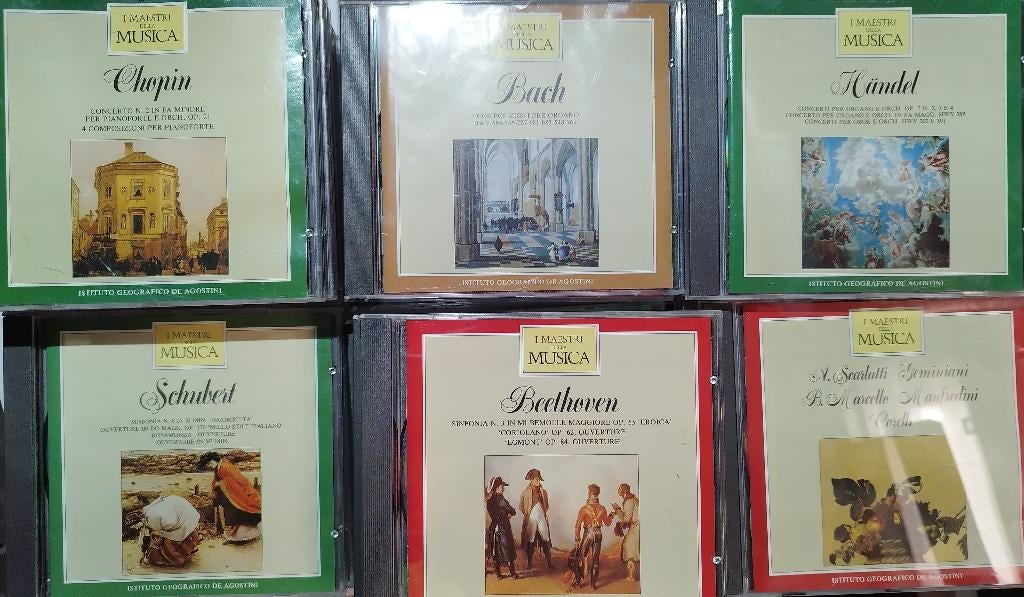 Lot de 77 CD I Maestri Della musica de agostini 1988-1990, CD & DVD, Enlèvement, Comme neuf, Autres types, Coffret