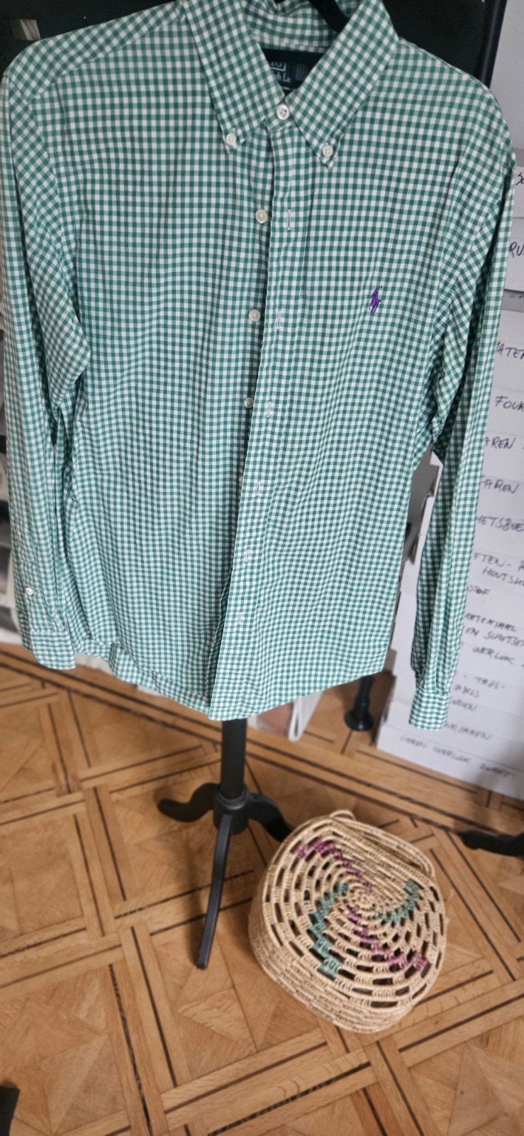 Ralph Lauren costum fit, Kleding | Heren, Overhemden, Verzenden, Zo goed als nieuw, Polo Ralph Lauren, Halswijdte 39/40 (M)