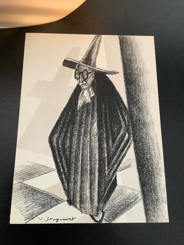 VICTOR STUYVAERT (1897-1974) BELGIË (LITHO), Antiquités & Art, Art | Lithographies & Sérigraphies, Enlèvement