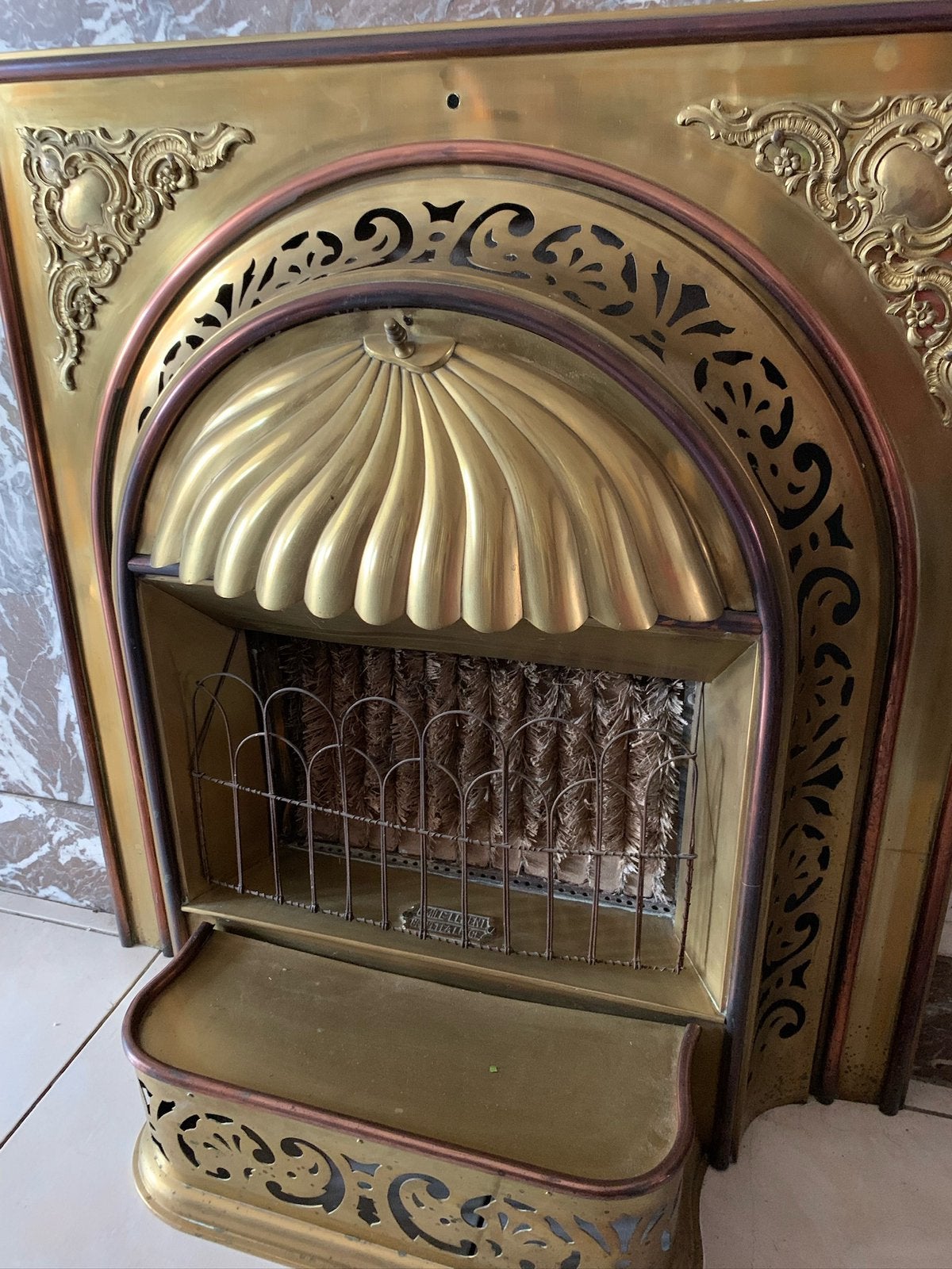 Superbe insert gaz art nouveau fin 19ème, Enlèvement
