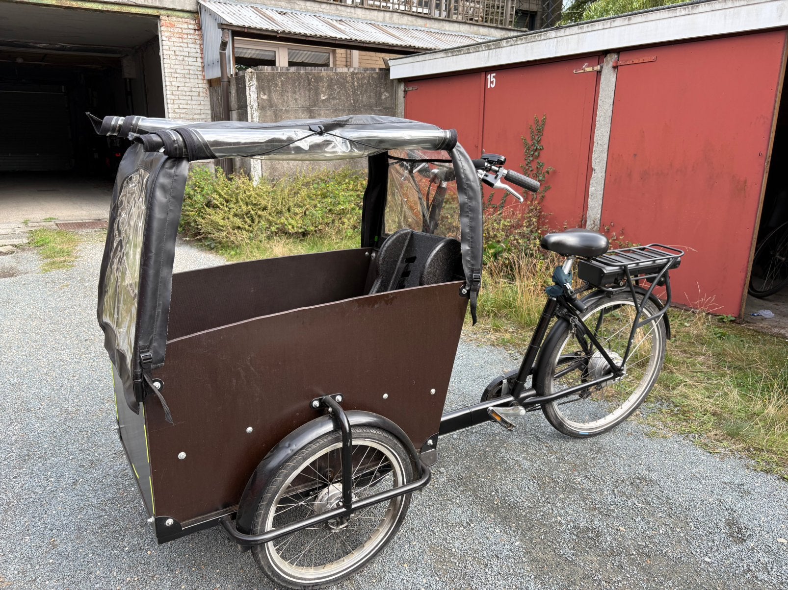 Elektrische bakfiets babboe, 4 kinderen of meer, Gebruikt, Elektrisch, Ophalen