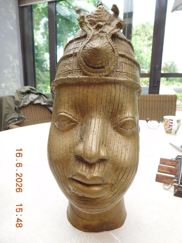 afrikaanse beelden--   brons en gietijzeren, Antiek en Kunst, Ophalen