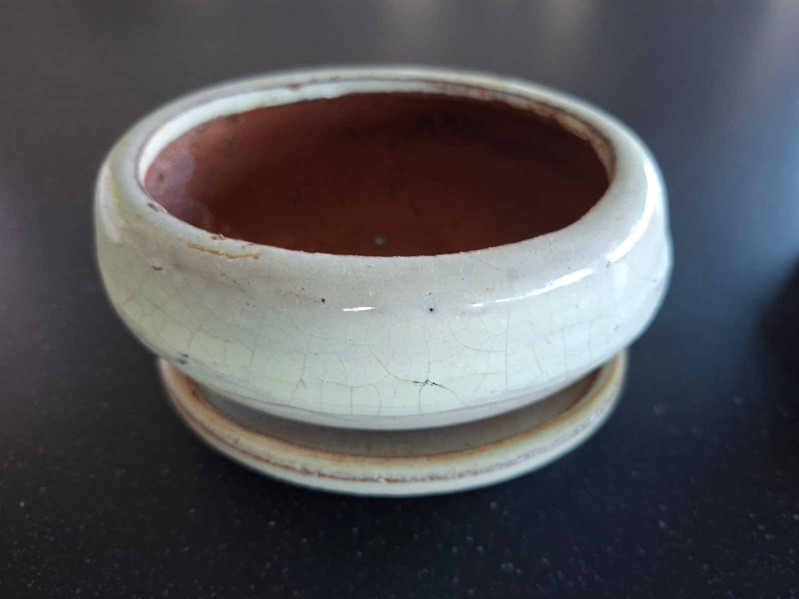 2 pots à bonsaï, Neuf, Enlèvement ou Envoi, Moins de 25 cm, Poterie
