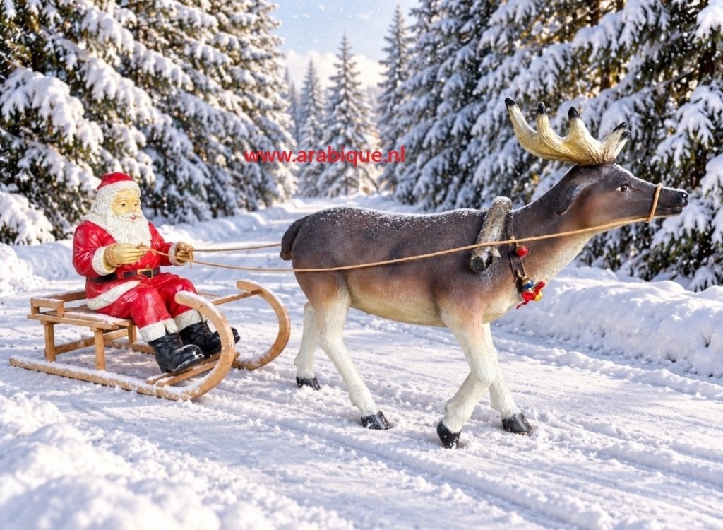 Kerstman  Arrenslee  Rendier  Kaars Hert  ...Enz, Diversen, Ophalen, Nieuw