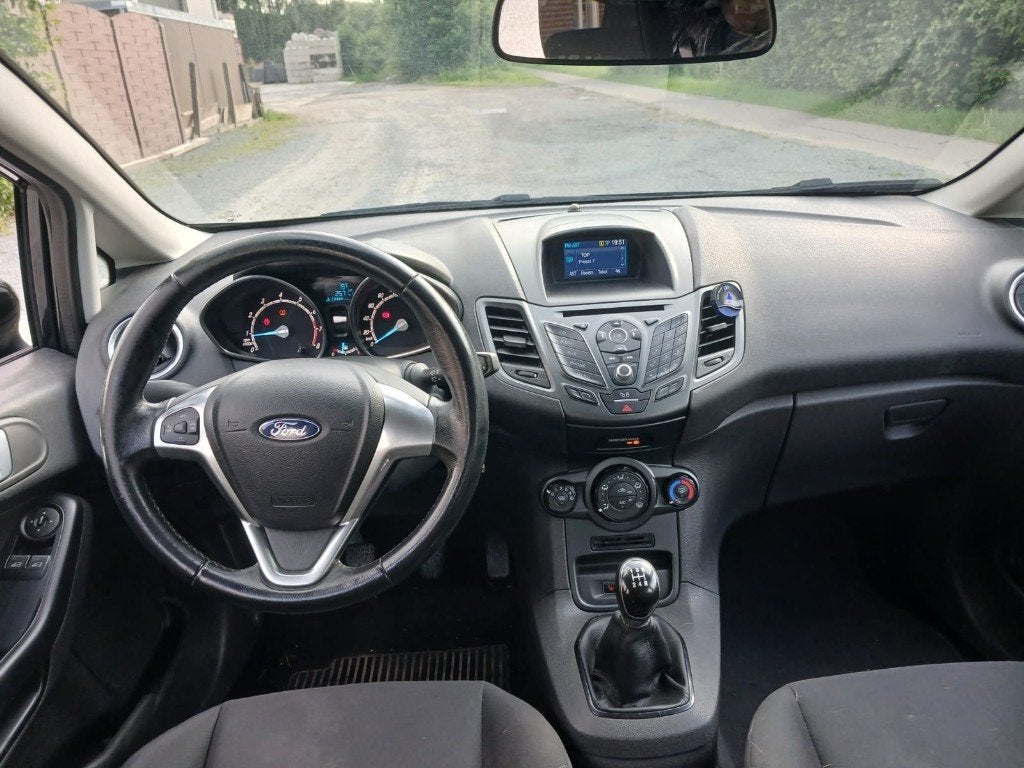 FORD FIESTA/1000cc BENZINE/EURO 6/2018/GEKEURD/GARANTIE, Autos, Argent ou Gris, Achat, Euro 6, Entreprise