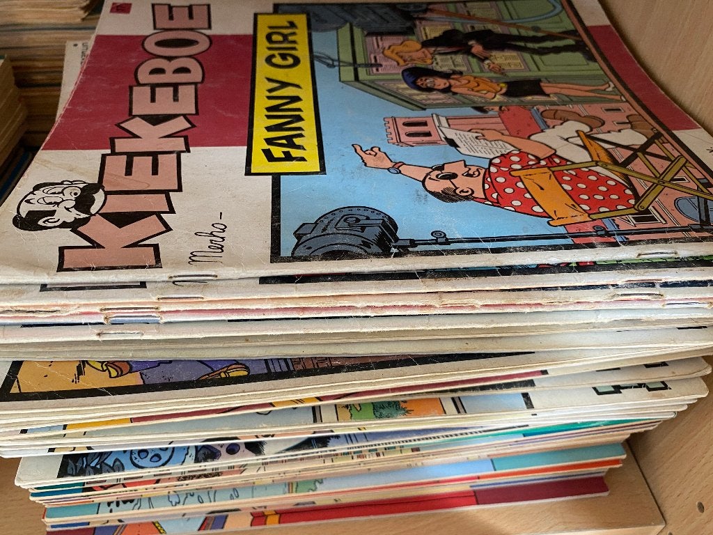 Kiekeboe Hoste ongekleurd x15, Plusieurs BD, Enlèvement ou Envoi, Merho, Utilisé