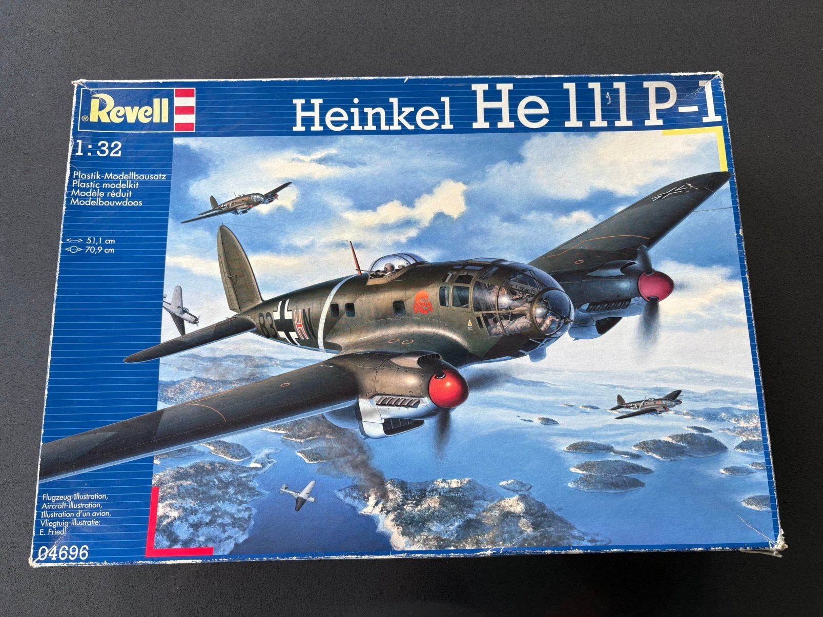Heinkel He 111P-1 Revell 04696 1/32 ZEER ZELDZAAM, Hobby & Loisirs créatifs, Modélisme | Avions & Hélicoptères, Plus grand que 1:72
