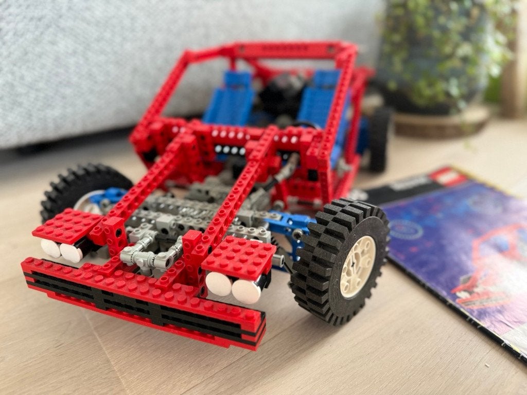 Vintage LEGO Technic Set 8865, Testcar, Lego, Comme neuf, Enlèvement, Technic