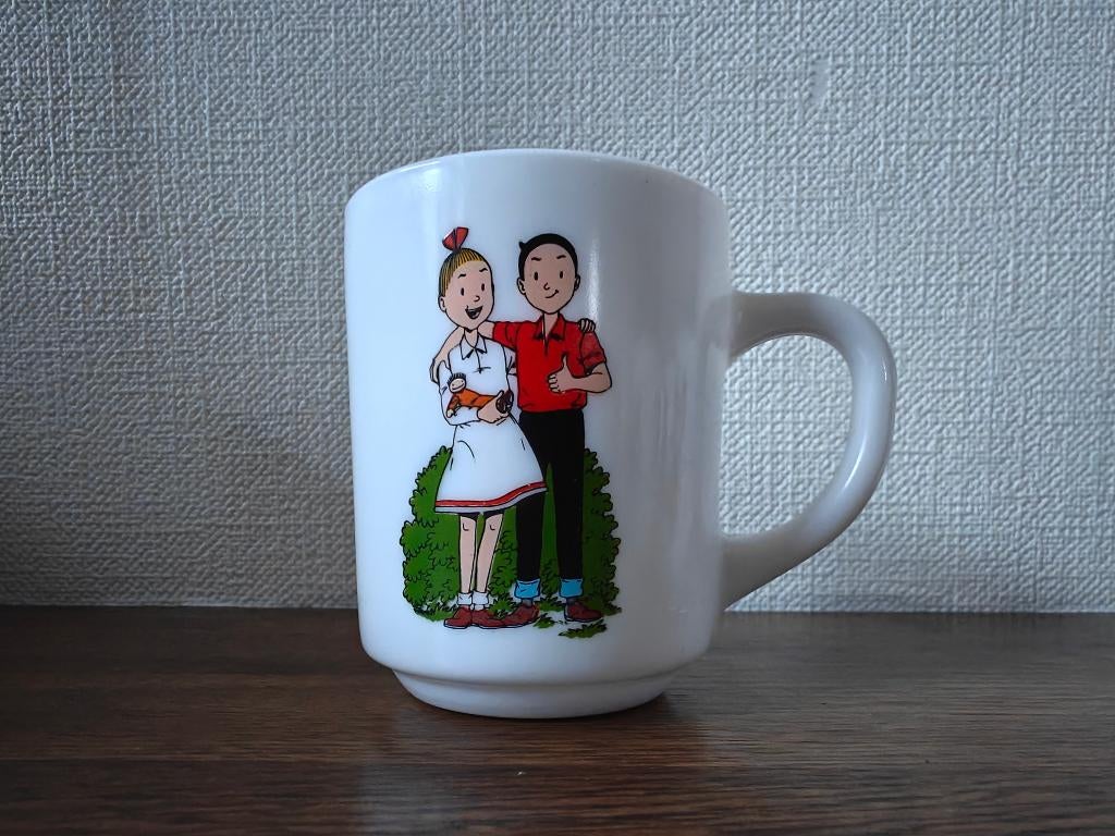 Suske en Wiske - Tas / mok Dixan - Persil, Collections, Personnages de BD, Neuf, Ustensile, Bob et Bobette, Enlèvement ou Envoi
