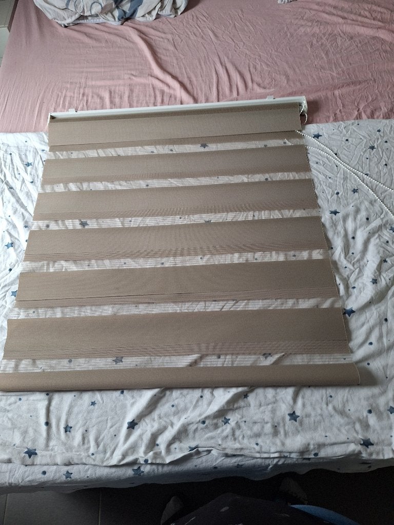 Rolgordijn duo, Huis en Inrichting, Ophalen, Rolgordijn, Verduisterend, Beige