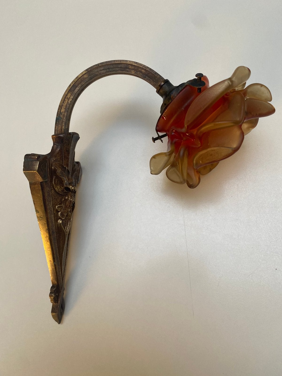 Art Nouveau muurlamp, Antiek en Kunst, Ophalen of Verzenden