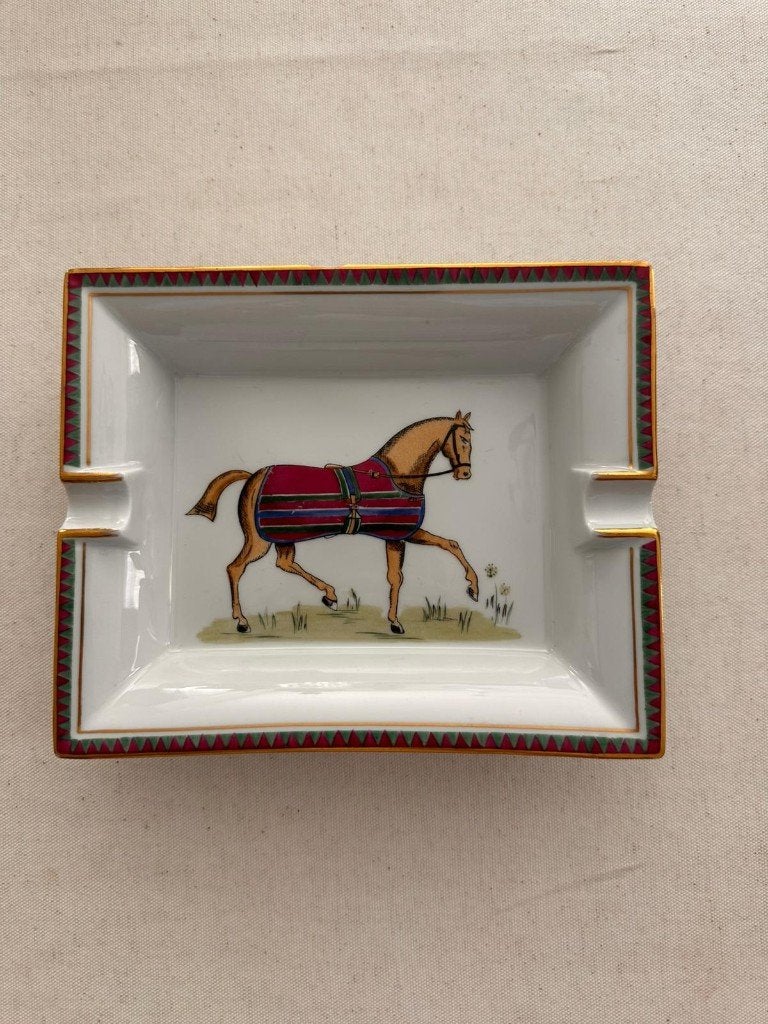 Hermès Paris - Porseleinen asbak - Made in France, Antiek en Kunst, Ophalen of Verzenden