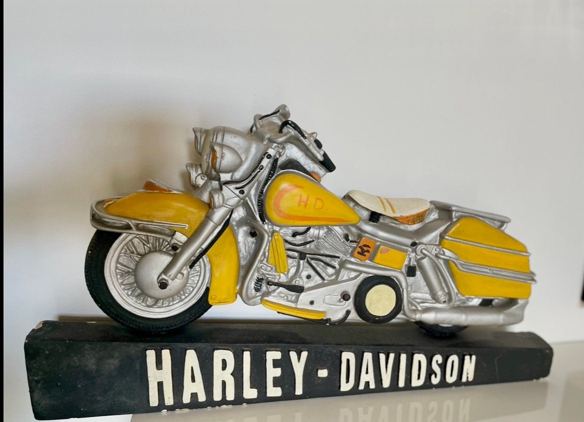 Vintage Harley-Davidson 3D Wandbord –Gipsen Reliëf', Verzamelen, Ophalen