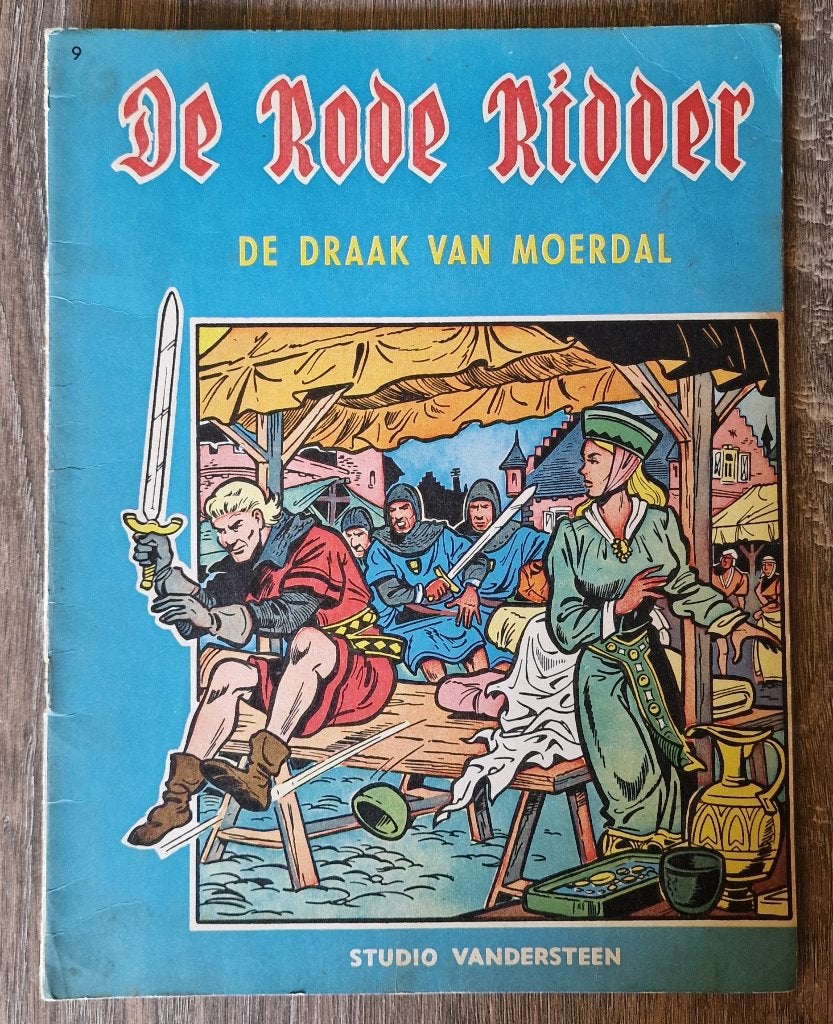 De Rode Ridder - Nummer 9 - van 1966, Enlèvement ou Envoi, Willy Vandersteen, Une BD, Utilisé