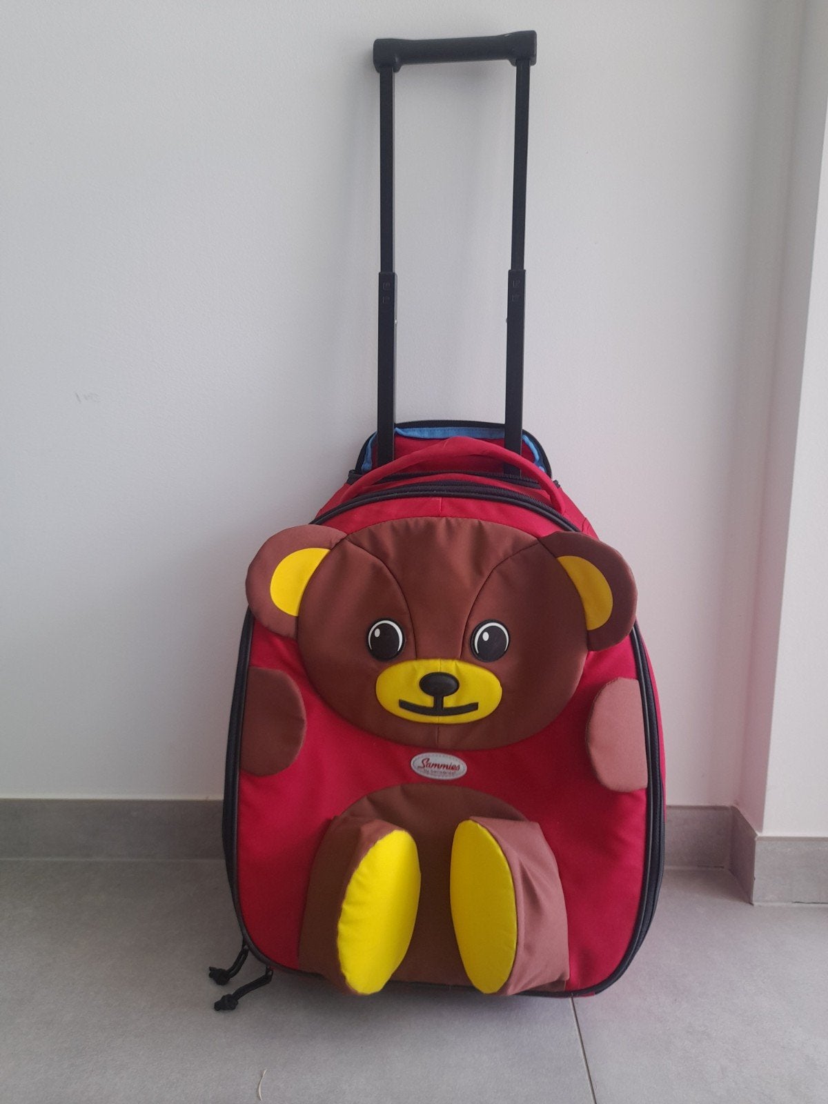Sammies Samsonite reiskoffer beer, Rouge, Moins de 40 cm, Roulettes, 35 à 55 cm
