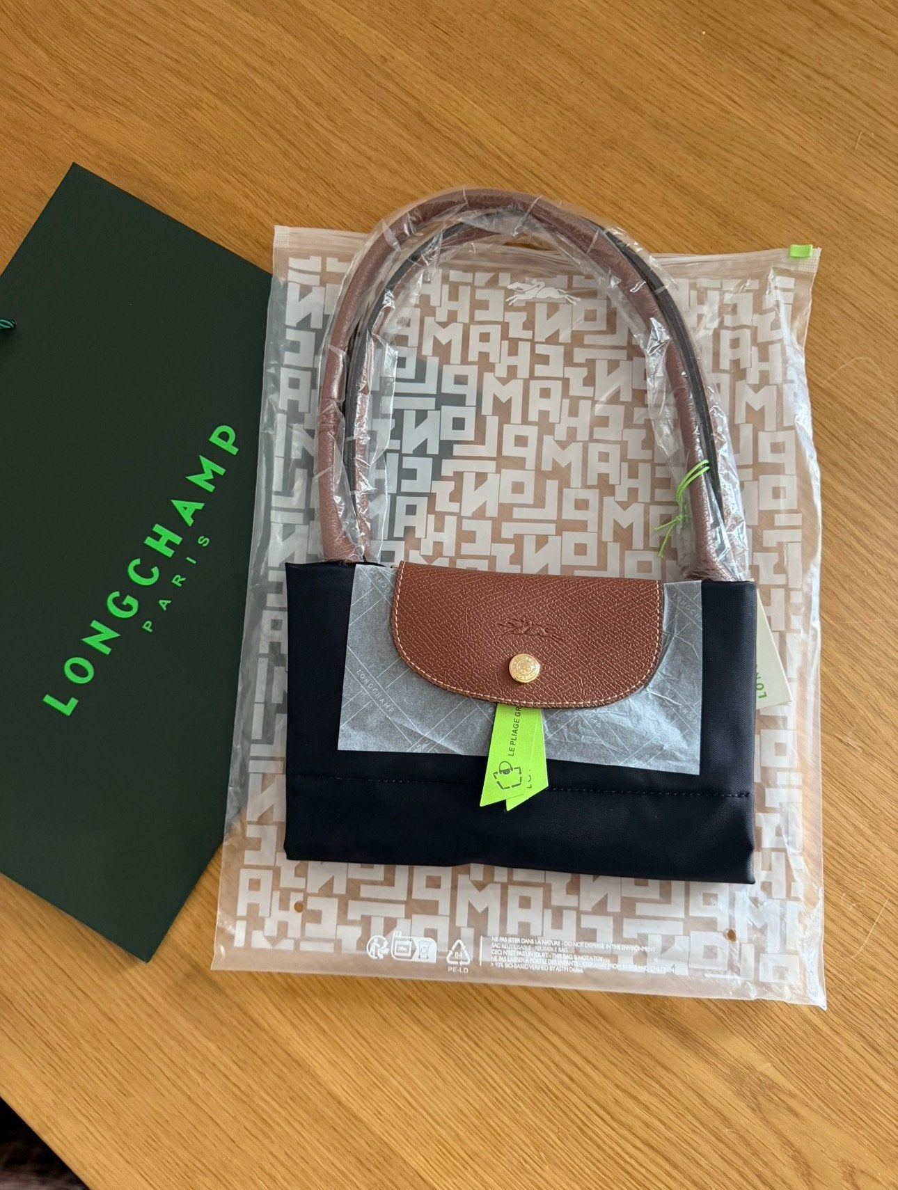 Longchamp de opvouwbare draagtas zwarte kleur, Ophalen of Verzenden, Zo goed als nieuw