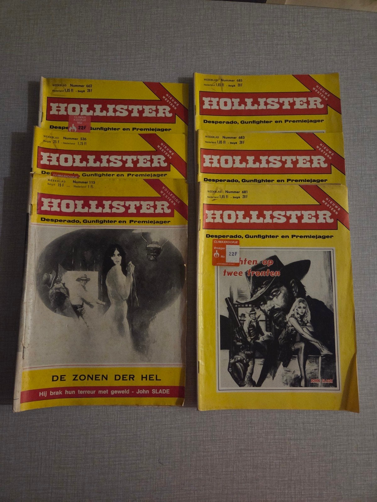 6 x vintage weekblad Hollister., Ophalen of Verzenden, 1960 tot 1980, Tijdschrift