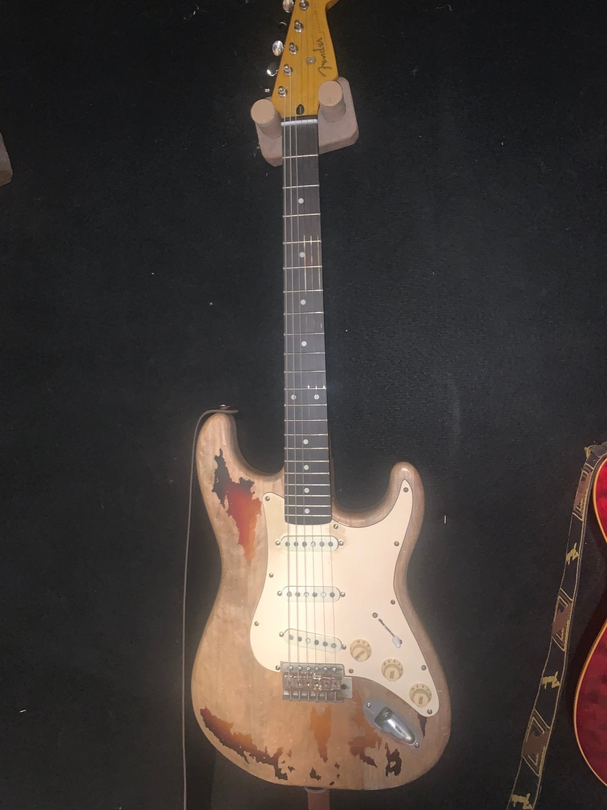 Rory Gallagher Stratocaster, Muziek en Instrumenten, Snaarinstrumenten | Gitaren | Elektrisch, Zo goed als nieuw, Solid body, Fender