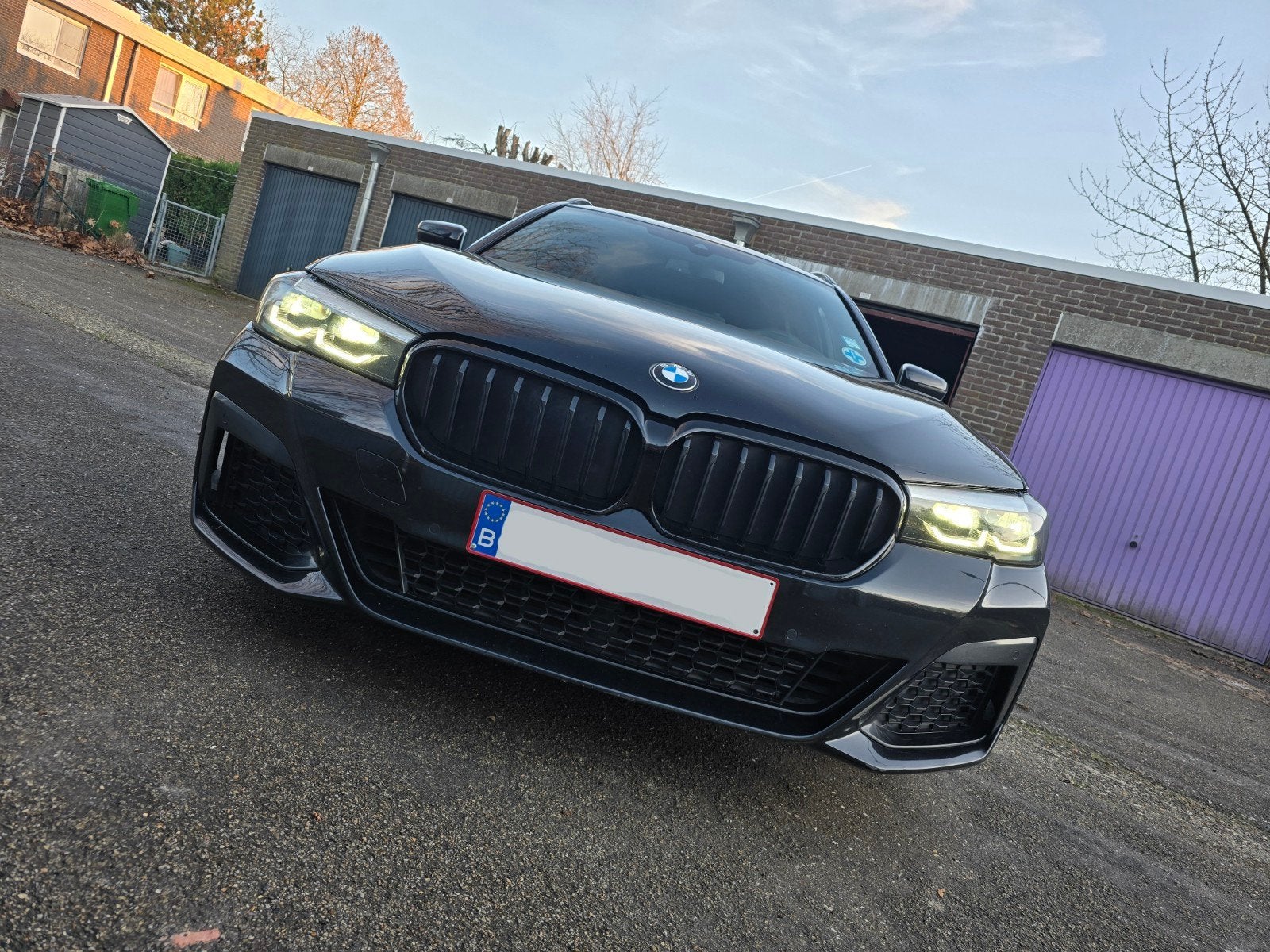 ‼️ BMW 520D FULL M 2022 ‼️️ FACELIFT, Autos, Euro 6, Carnet d'entretien, Noir, Diesel