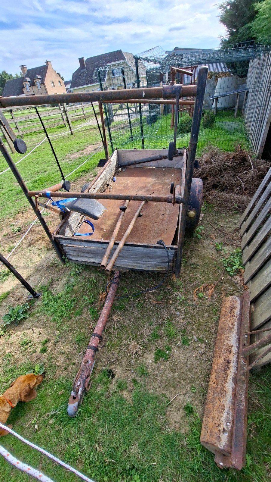 aanhangwagen voor opmaak 1m97x1m, Enlèvement, Utilisé
