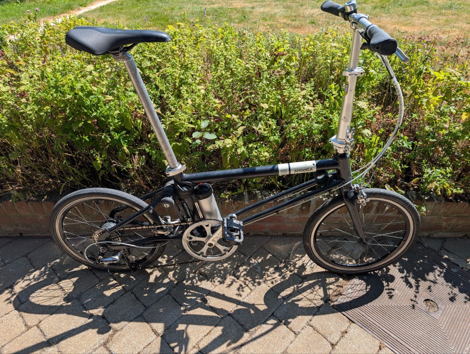 Ahooga elektrische plooifiets, Ophalen, Gebruikt, Totaal opvouwbaar, Versnellingen