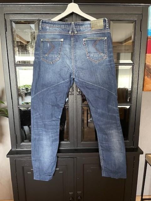 moto broek vrouw jeans, Ophalen, Broek | textiel, Dames, Overige