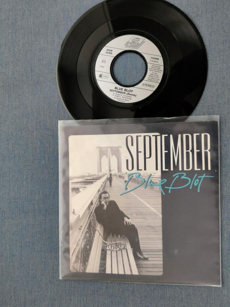 Blue blot (september, perf st, bmg, belpop, 114058), Enlèvement ou Envoi, Single