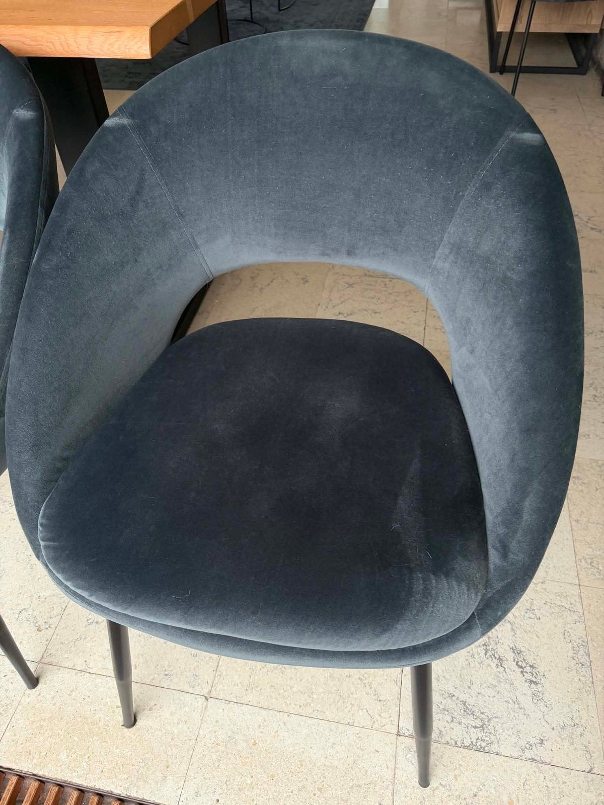 Stoelen, Enlèvement, Bleu, Tissus