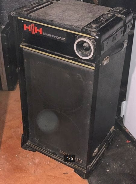 HH 200 PRO Enceintes avec 2x 12" + Tweeter HF la paire, Enlèvement, Utilisé, 150 watts ou plus, Enceintes stéréo