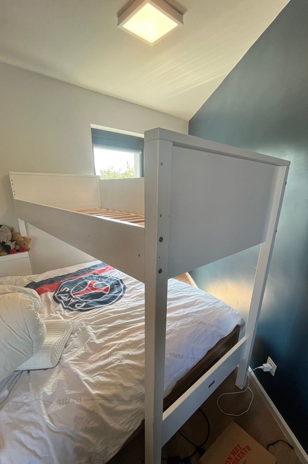 Stapelbed te koop., Huis en Inrichting, Slaapkamer | Stapelbedden en Hoogslapers, Ophalen, Zo goed als nieuw, Stapelbed