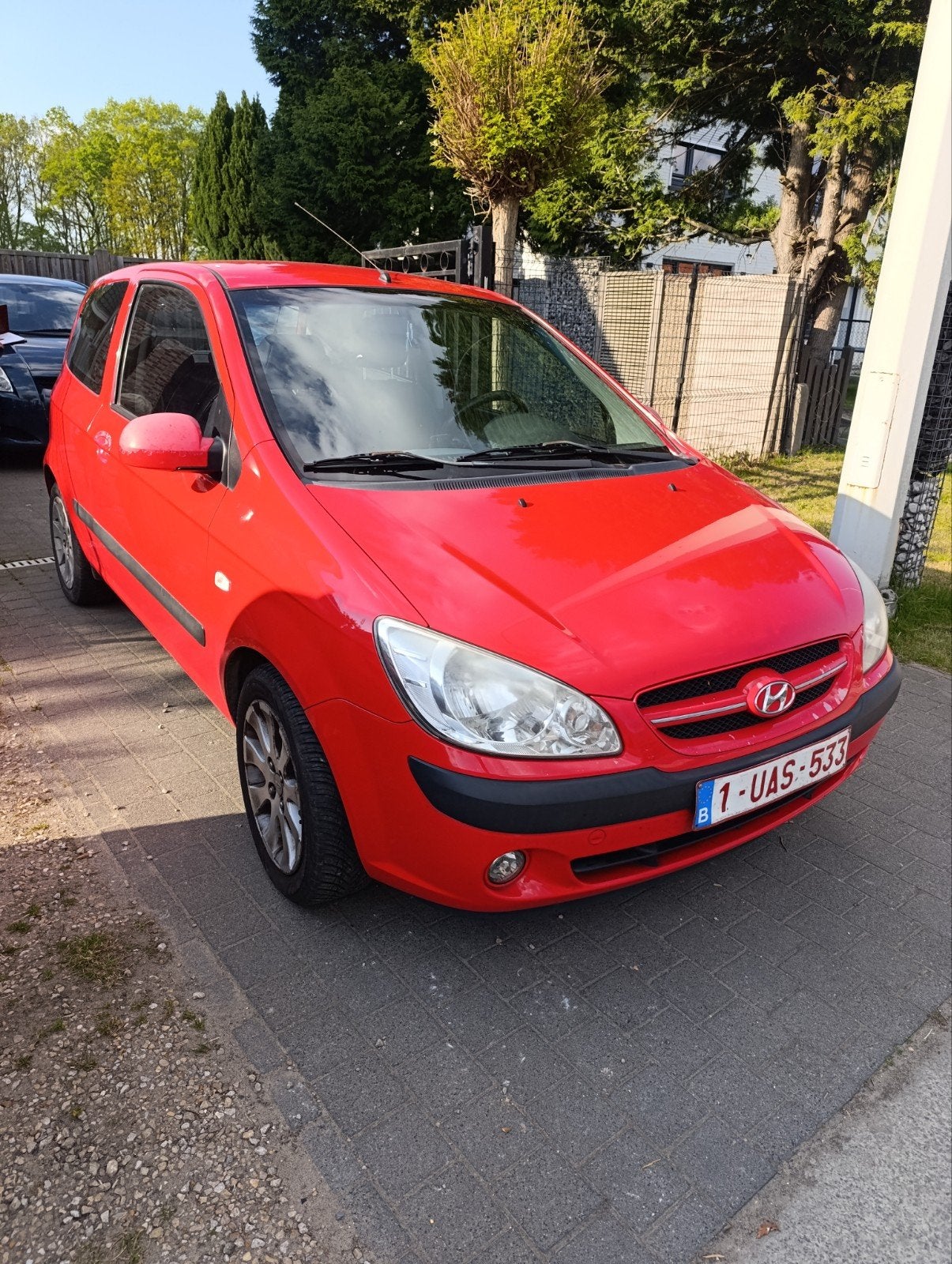 Hyundai Getz 1.2 essence 2010, Rouge, Achat, Entreprise, Boîte manuelle