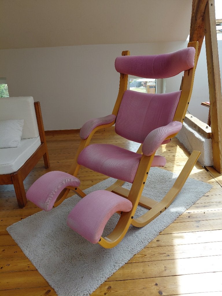 Stokke Gravity relax stoel, Maison & Meubles, Canapés | Sofas & Chaises Longues, Enlèvement, Utilisé, Une personne, Bois