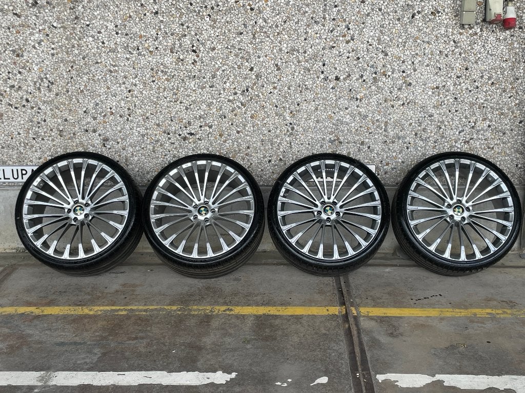 BMW Breyton 22 pouces - roues d'été - jantes - pneus d'été, Pneus et Jantes, 295 mm, Enlèvement ou Envoi, Véhicule de tourisme