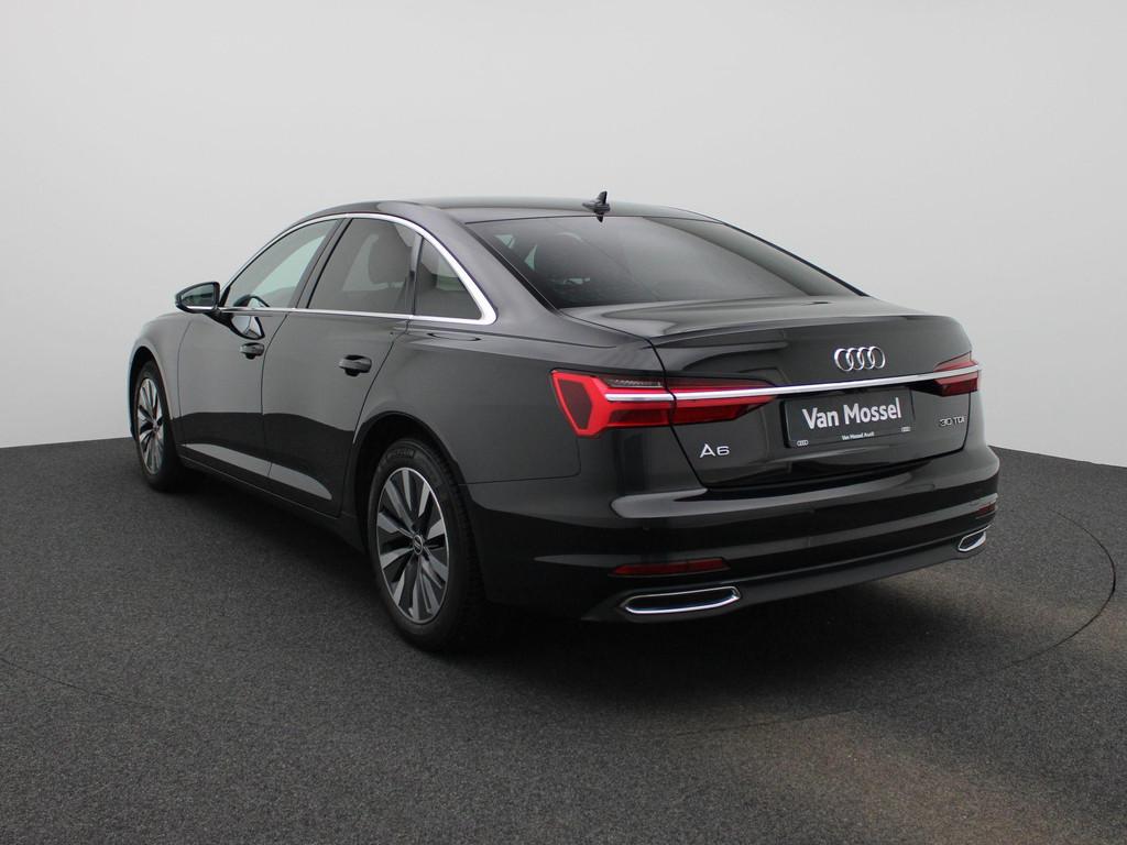 Audi A6 Business Edition 30 TDI S tronic LEDER | LED | NAVI, Auto's, 4 deurs, Stof, Gebruikt, Zwart
