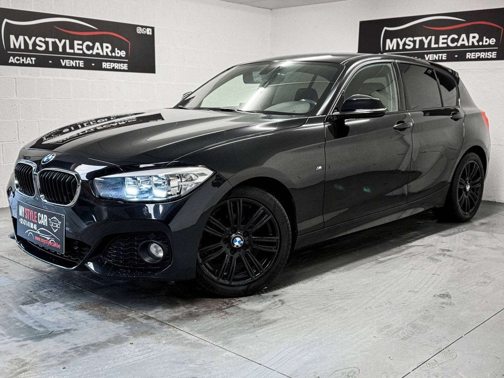 BMW 1 Serie 116 116 d Pack M, Full Black Euro 6b, Garantie 1, Voorwielaandrijving, 1 Reeks, Gebruikt, Euro 6