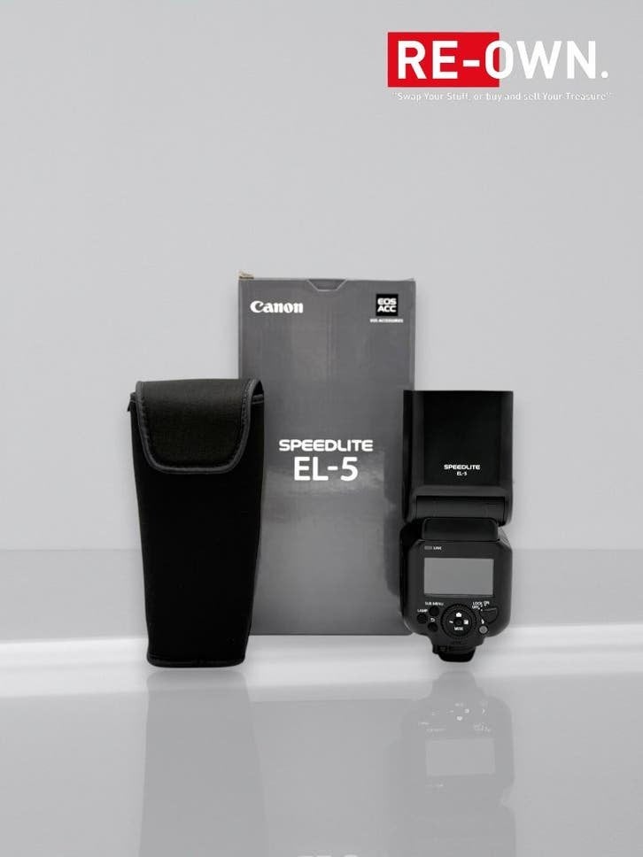 CANON SPEEDLITE EL-5 | NIEUW IN DOOS | GARANTIE, Canon, Canon, Externe flitser, Nieuw