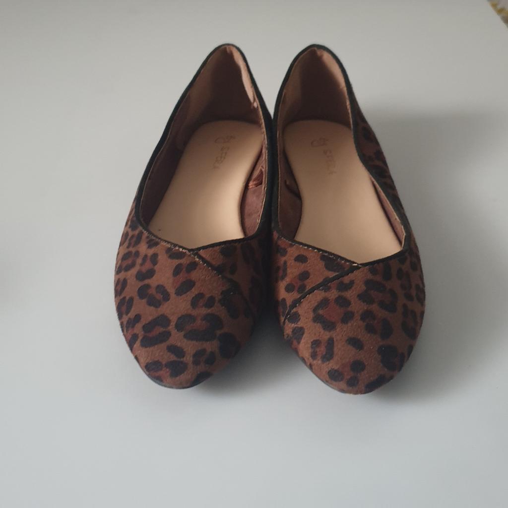 Ballerina's met luipaardprint, maat: 38, Ophalen, Ballerina's