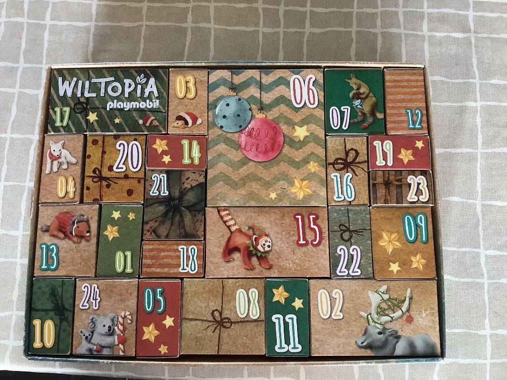 Playmobil Wiltopia Adventskalender, Autres séries, Comme neuf, Figurines, Kit complet