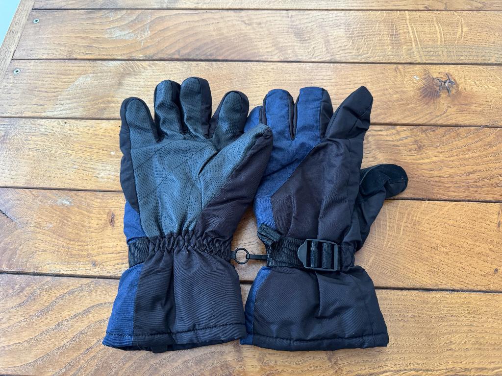 Gants de ski Crivit noirs et bleus taille 9, Enlèvement ou Envoi, Porté, Autres types