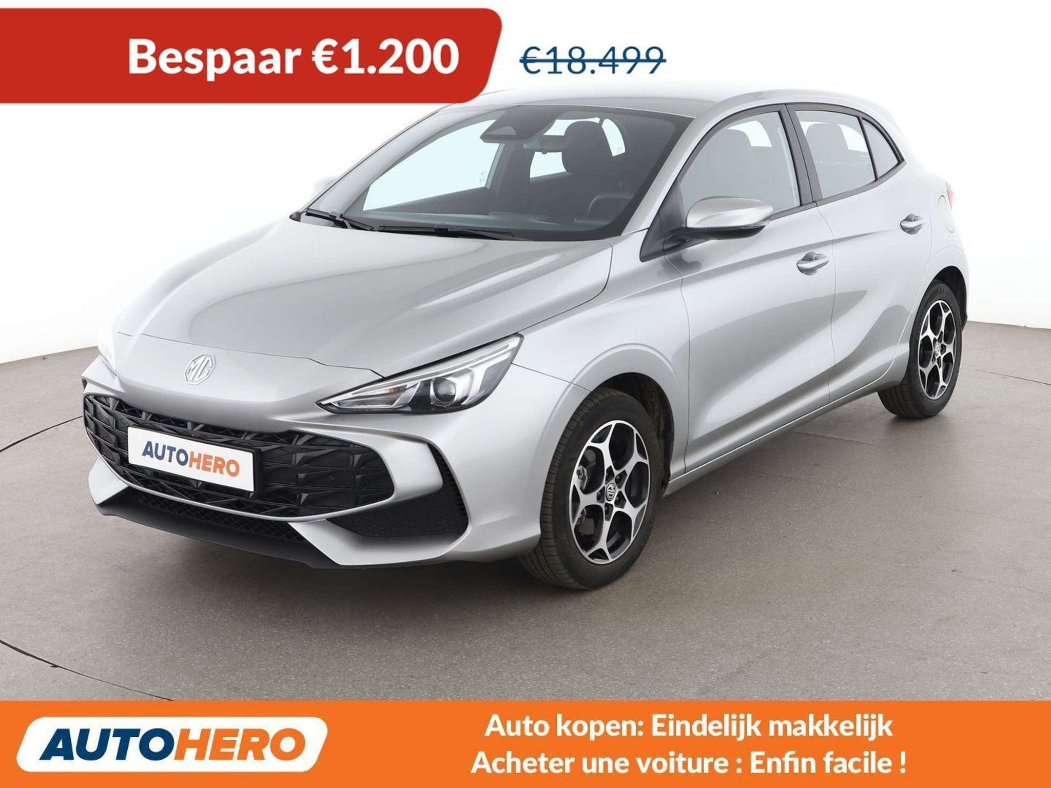 MG MG3 1.5 Hybrid+ Comfort (bj 2024, automaat), Auto's, MG, Zwart, 1490 cc, 5 deurs, Hybride Elektrisch/Benzine