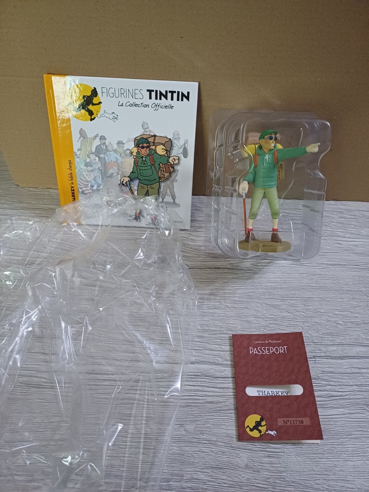 Tharkey 109 Kuifje figuur, Ophalen of Verzenden, Kuifje, Zo goed als nieuw, Beeldje of Figuurtje