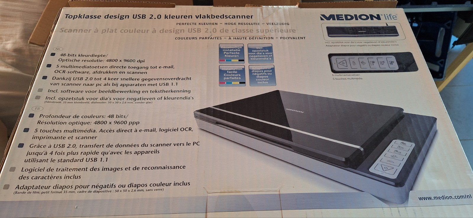 Scanner Medion, Enlèvement