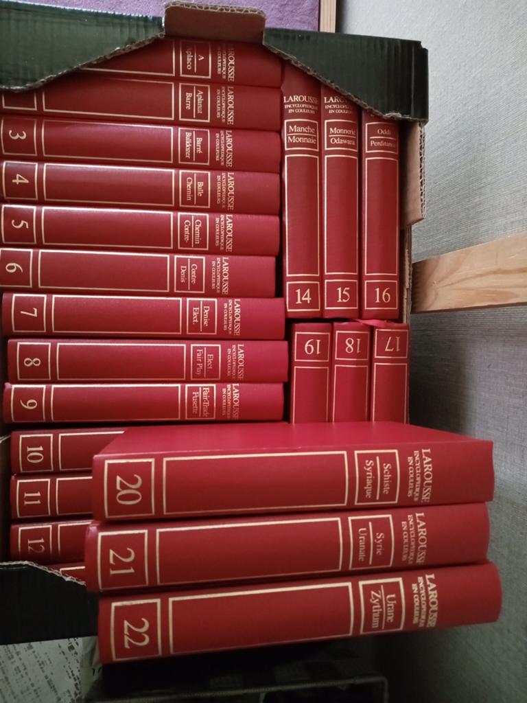 Encyclopédie Larousse "France Loisirs" 22 tomes, Boeken, Encyclopedieën, Ophalen, Complete serie, Nieuw, France Loisirs